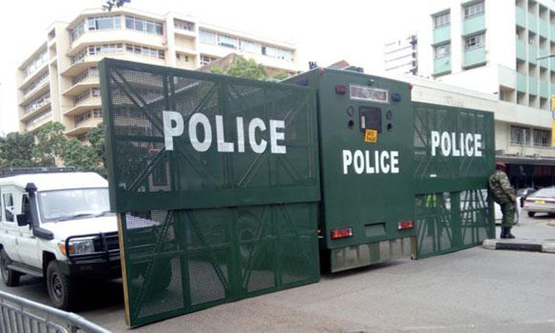 Police roadblock