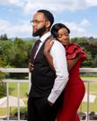 Media personality Muthoni Mukiri and her fiancé Isaac Ng'ang'a