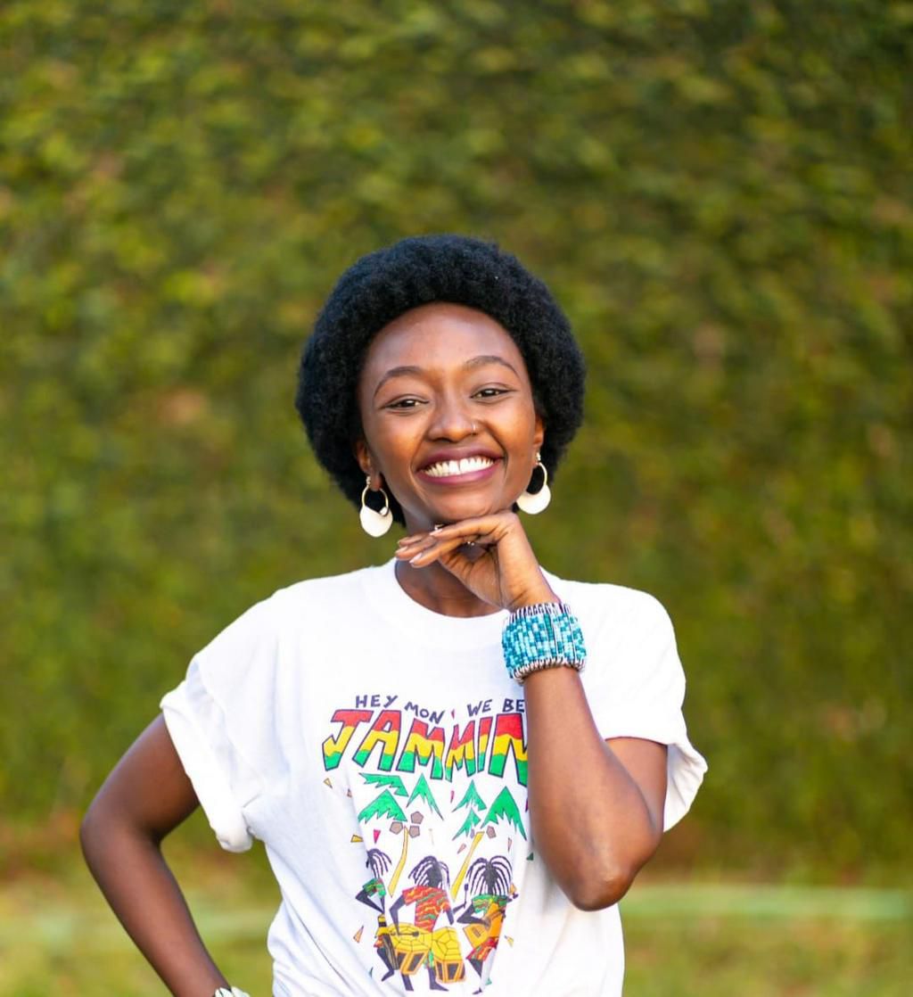 Actor  Melvin Alusa and actress Nyawara Ndambia