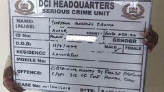 DCI arrest South African fraudster