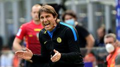 Antonio Conte led Inter Milan to the 2020/21 Serie A title