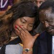 Former Prime Minister Raila Odinga with his wife Ida Odinga