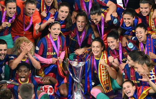 Barcelona won the UEFA Women's Champions League for the first time last season
