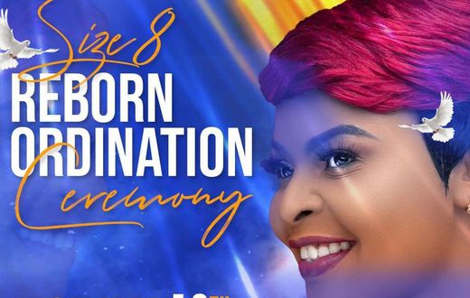 Size 8 ordinated as a pastor