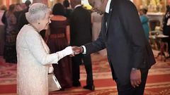 President Uhuru Kenyatta with Queen Elizabeth II