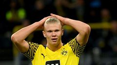 Dortmund striker Erling Braut Haaland has not played since their Champions League defeat at Ajax on October 19