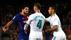 Tempers flare at El Clásico.
