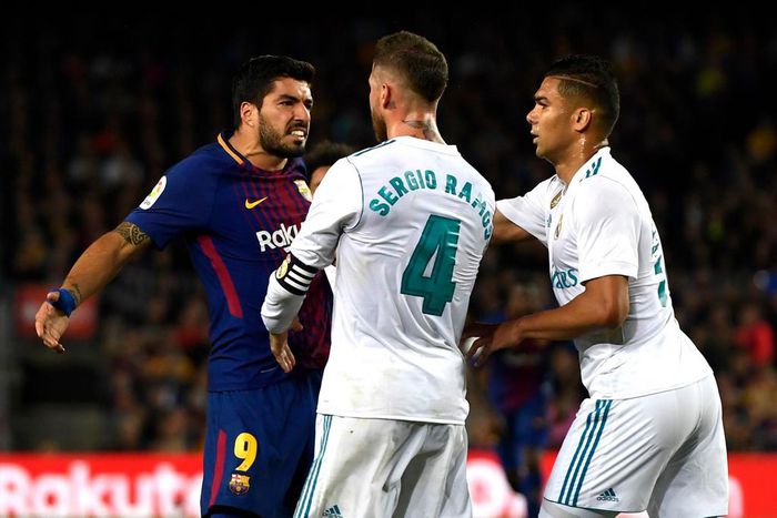 Tempers flare at El Clásico.