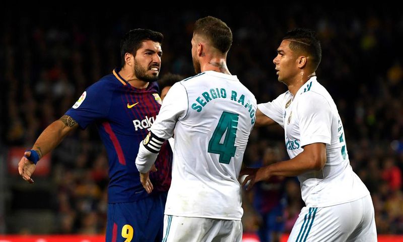 Tempers flare at El Clásico.