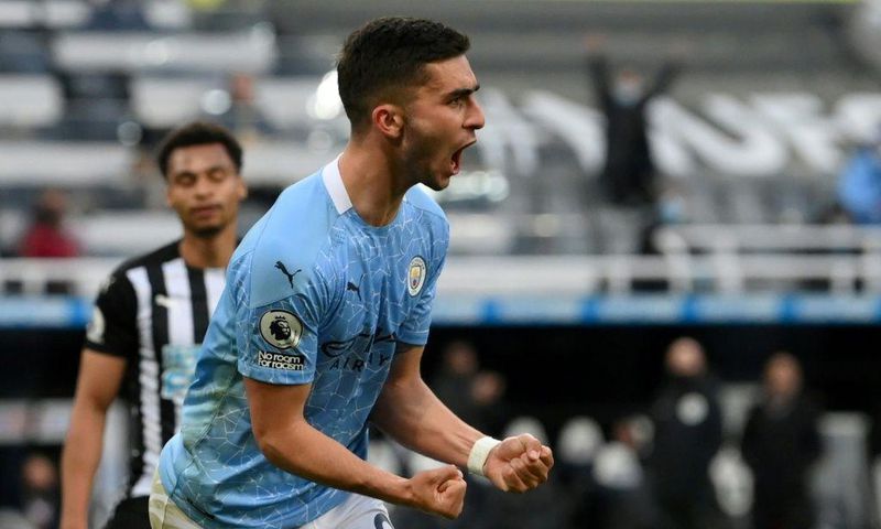 Hat-trick hero: Ferran Torres scored his first Manchester City hat-trick against Newcastle