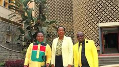 Kenyan MPs don yellow themed attire as UDA MP for Kiambaa Constituency, John Wanjiku Njuguna takes oath of office