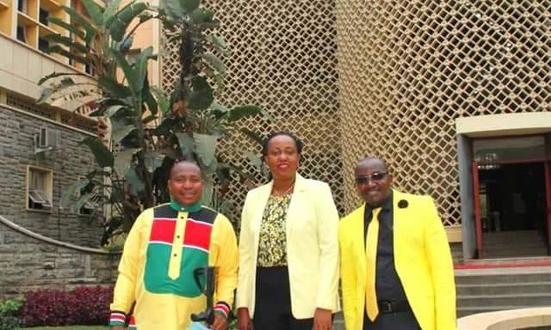 Kenyan MPs don yellow themed attire as UDA MP for Kiambaa Constituency, John Wanjiku Njuguna takes oath of office