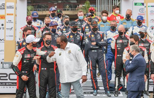 President Uhuru Kenyatta Flags off the WRC Safari Rally 2021 at KICC