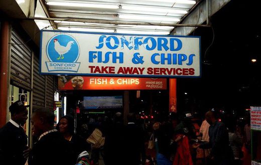 Sonford fish and chips restaurant along Moi Avenue, Nairobi.