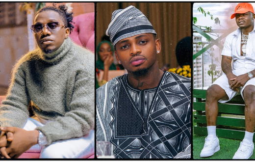 Diamond, Rayvanny and Harmonize
