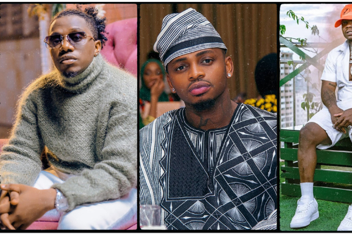 Diamond, Rayvanny and Harmonize