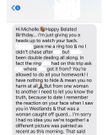 Screen shots shared by Michelle Ntalami showing her conversation with the women her ex had affairs with.