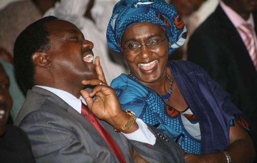 Wiper Party Leader Kalonzo Musyoka and his Wife Pauline Musyoka