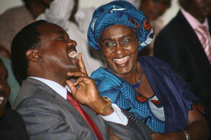 Wiper Party Leader Kalonzo Musyoka and his Wife Pauline Musyoka