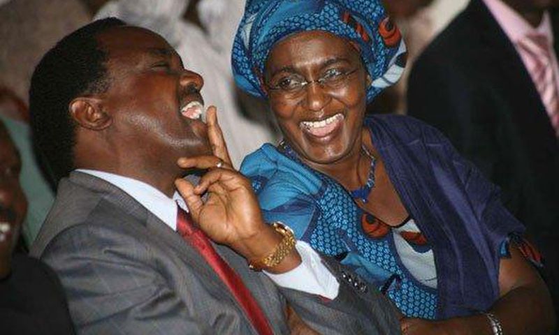 Wiper Party Leader Kalonzo Musyoka and his Wife Pauline Musyoka