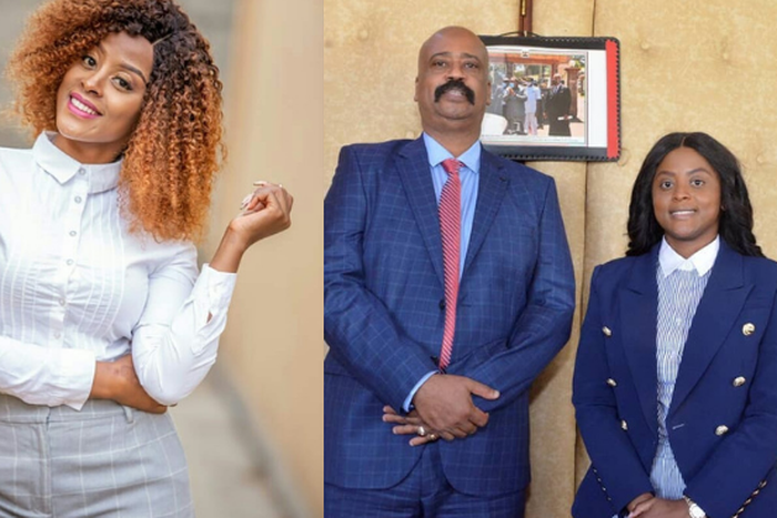 Rose Gakuo with NMS Director General Mohammed Badi