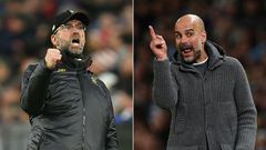 Pep Guardiola (right)said his meetings with Jurgen Klopp (left)have made him a better manager