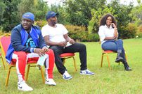 Ruto and Khaligraph meeting with other creatives