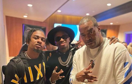 Busta Rhymes Crowns Diamond African Michael Jackson, links up in Studio (Video)
