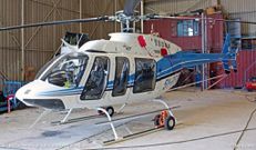 Nyeri senator Ephraim Maina's helicopter