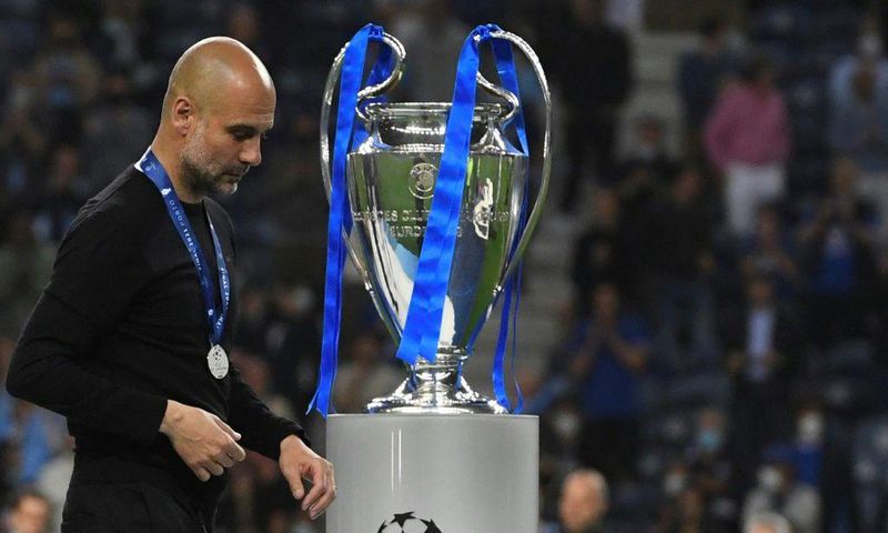 Pep Guardiola's Manchester City were beaten finalists in the 2021 Champions League final