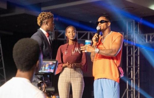 Diamond gifts Comedian Coy Mzungu brand new car during show headlined by Mammito Eunice