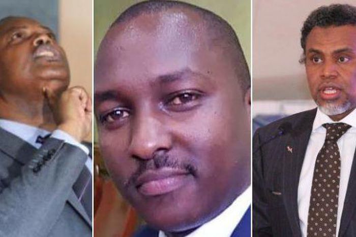 A collage photo of DCI George Kinoti, Kipyegon Kenei and DPP Noordin Haji