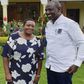 Deputy President William Ruto with businesswoman Mary Wambui Mungai