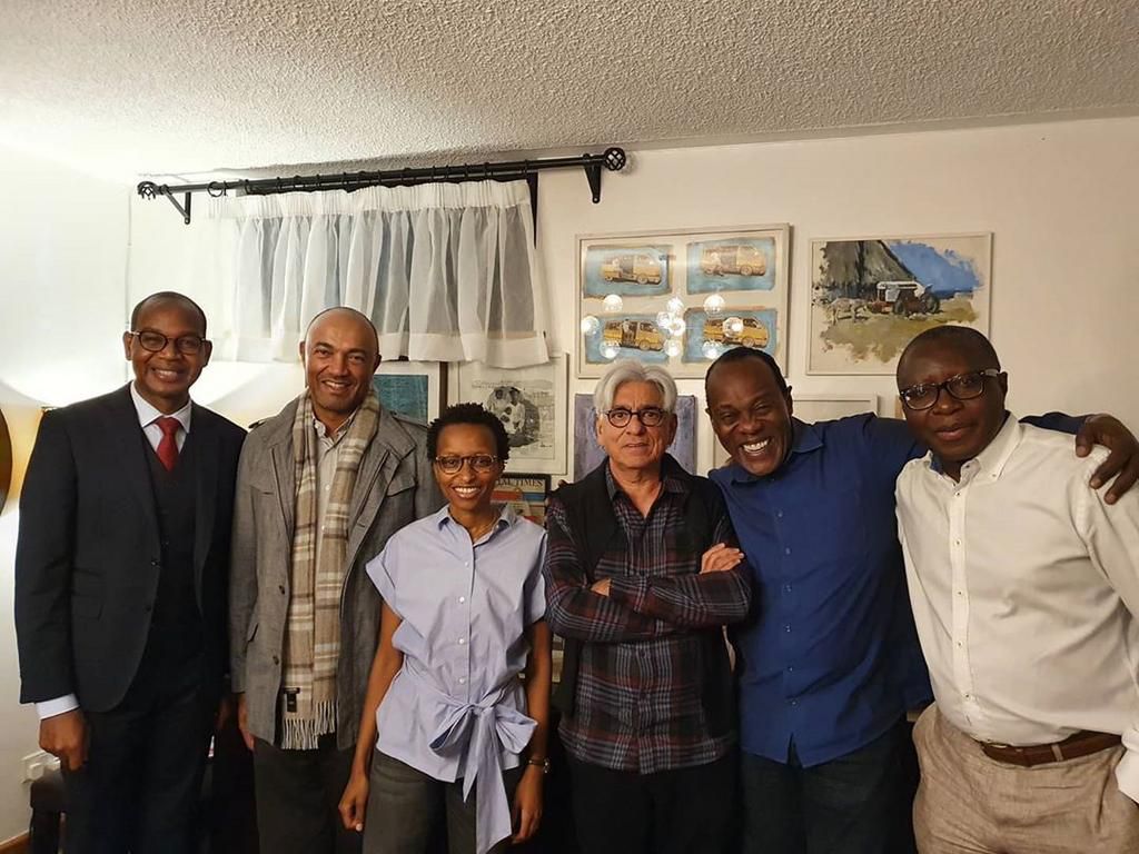 The Boys Club converge at the Late Bob Collymore’s home to mark 1-year anniversary