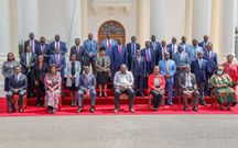 President Uhuru Kenyatta after meeting with leaders from the Ukambani region