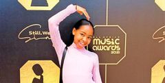 Shanah Manjeru at the 2021 AFRIMA Awards in Lagos, Nigeria