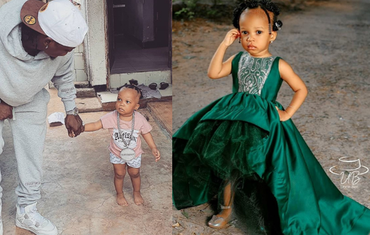 Harmonize and his daughter Zulekha