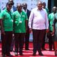 President Uhuru Kenyatta with Land CS Faridah Karoney during the launch of the National Land Information Management System (NLIMS)