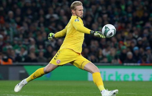 Kasper Schmeichel dreams of following in his father's footsteps at Euro 2020. Peter Schmeichel starred in Denmark's surprise run to the 1992 title