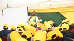 UDA party Secretary-General Veronica Maina during a past delegates meeting