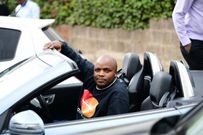 Jalang'o poses inside his Mercedes Benz SLK 200