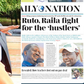 Deputy President William Ruto and frontpage of Daily Nation on July 14, 2021