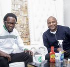 Prof Hamo with Bonga na Jalas host