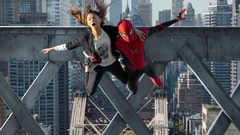 Zendaya and Tom Holland in "Spider-Man: No Way Home."