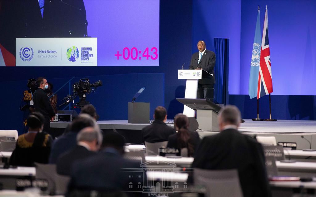 President Uhuru Kenyatta attended the World Leaders Summit of the ongoing 26th United Nations Climate Conference (COP26)