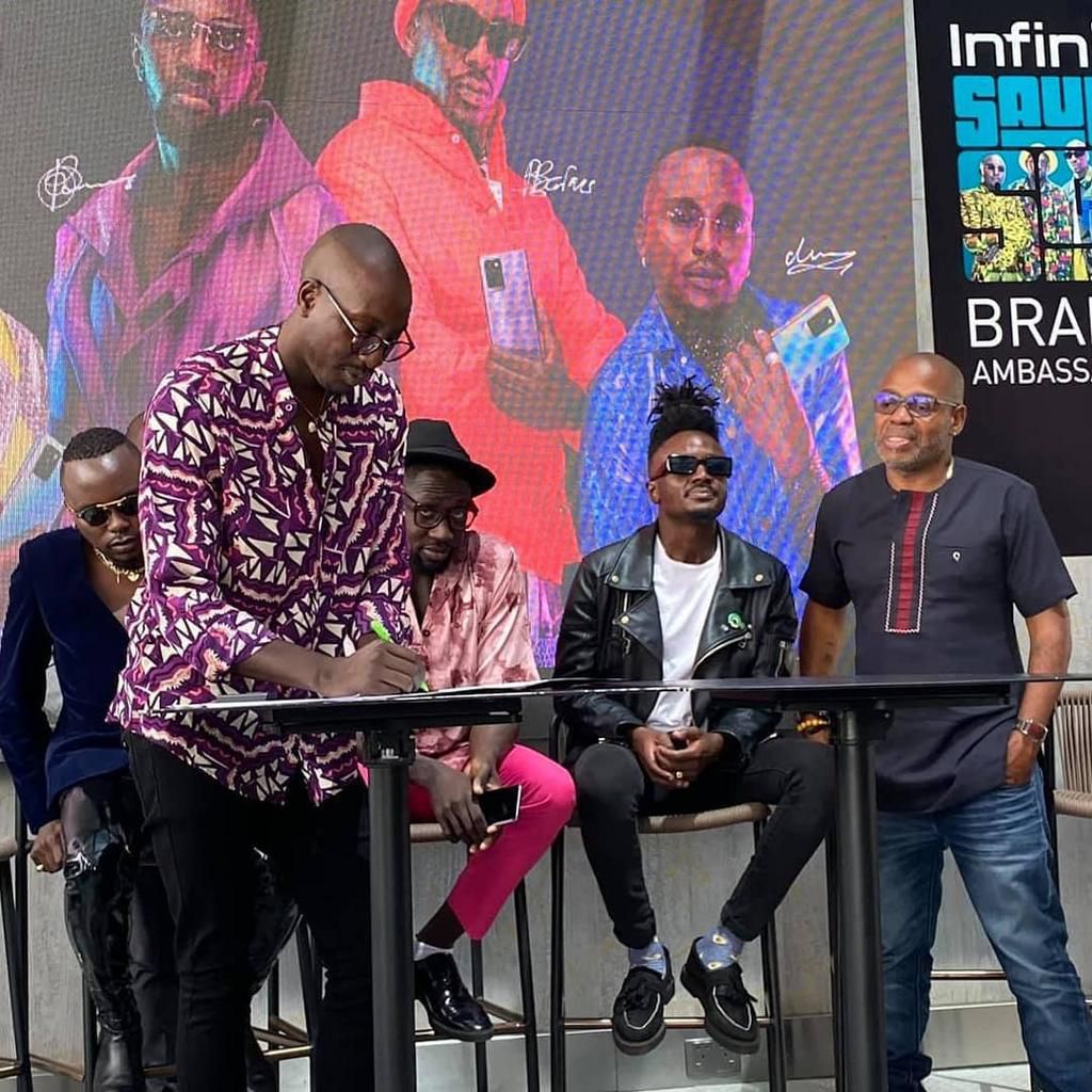 Sauti Sol appointed Infinix Brand Ambassadors