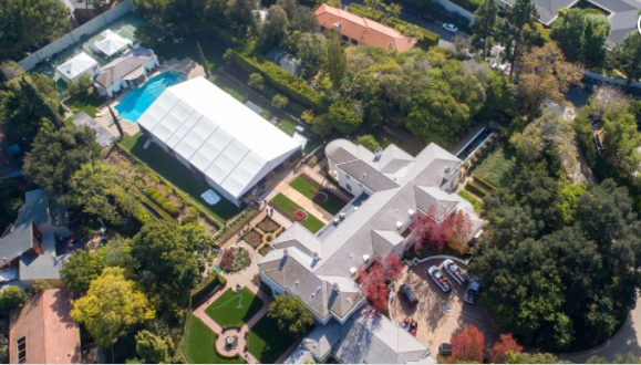 Hilton's grandfather's Barron’s Bel-Air estate [PageSix]