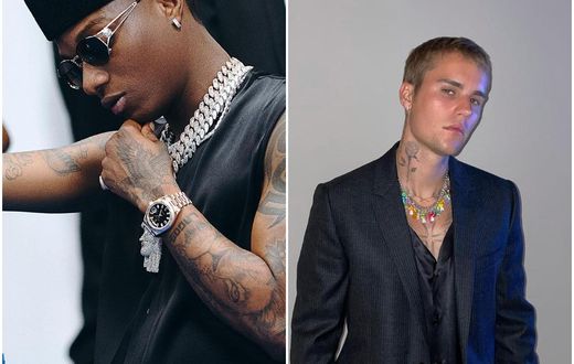Wizkid and Justin Beiber (Instagram)