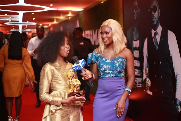 Shanah Manjeru in a interview at the 2021 AFRIMA Awards in Lagos, Nigeria