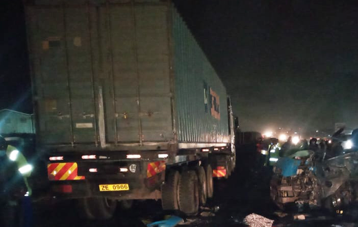 Death toll rises to 5 in trailer-Maptra matatu accident along Mombasa Road